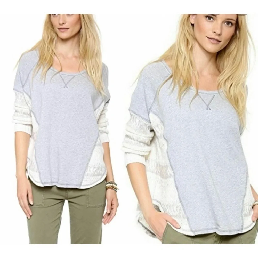 Free People Beautiful Sinner Oversized Knit Sweater